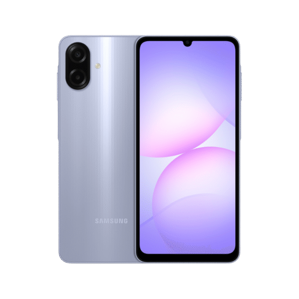 SAMSUNG SMARTPHONE Android A07 6.7'' MediaTek 4Go 64Go 4G DS Cam Av 8MP Cam Arr 50MP+Mpx Violet 12M